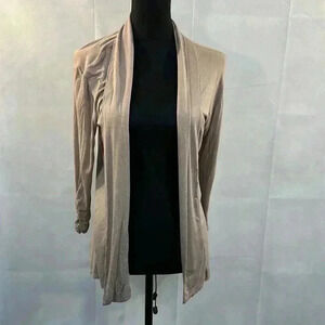 JKLA Women’s Open Cardigan Tan